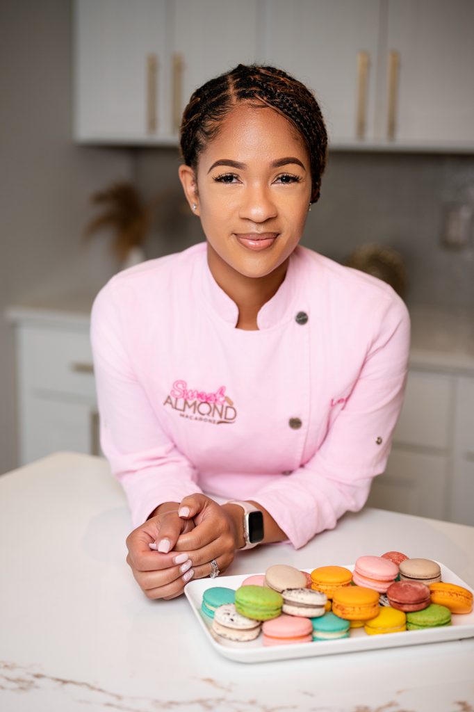 Leah sweet almond macarons owner